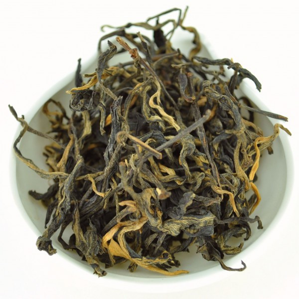 Premium quality golden bud dian hong black leaves tea